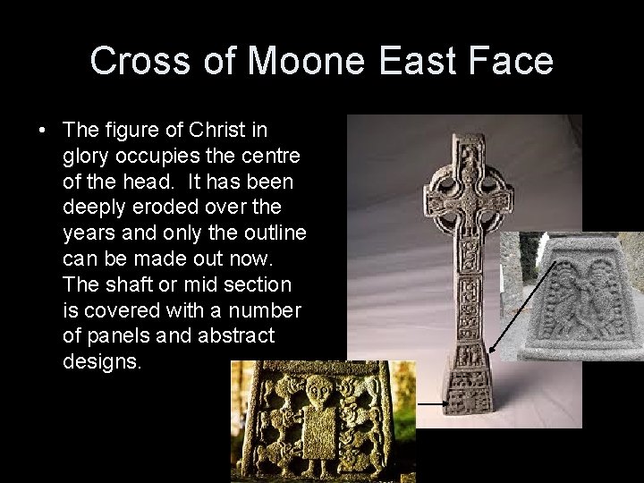 Cross of Moone East Face • The figure of Christ in glory occupies the