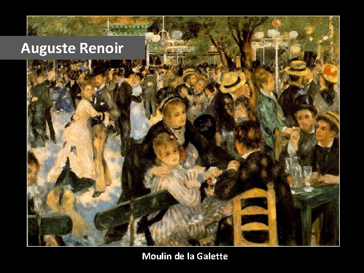 Auguste Renoir Moulin de la Galette 