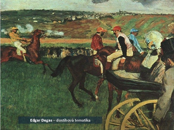 Edgar Degas – dostihová tematika 