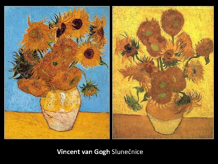 Vincent van Gogh Slunečnice 