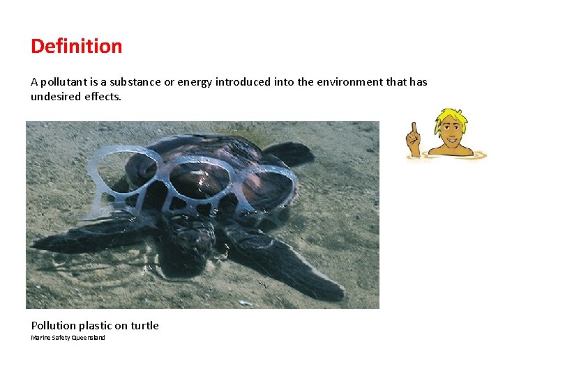 Definition A pollutant is a substance or energy introduced into the environment that has