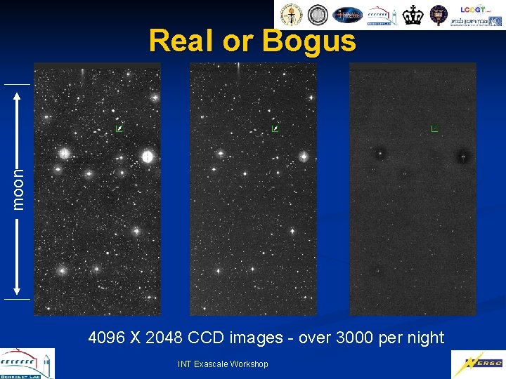 moon Real or Bogus 4096 X 2048 CCD images - over 3000 per night
