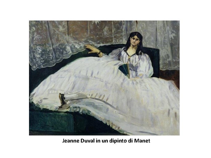 Jeanne Duval in un dipinto di Manet 