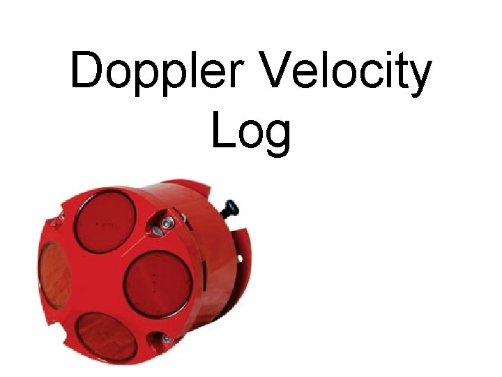 Doppler Velocity Log 