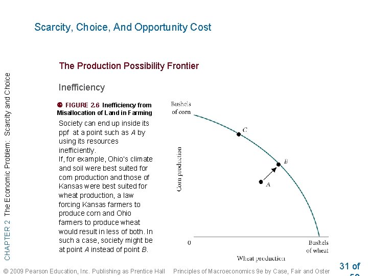 Scarcity, Choice, And Opportunity Cost CHAPTER 2 The Economic Problem: Scarcity and Choice The