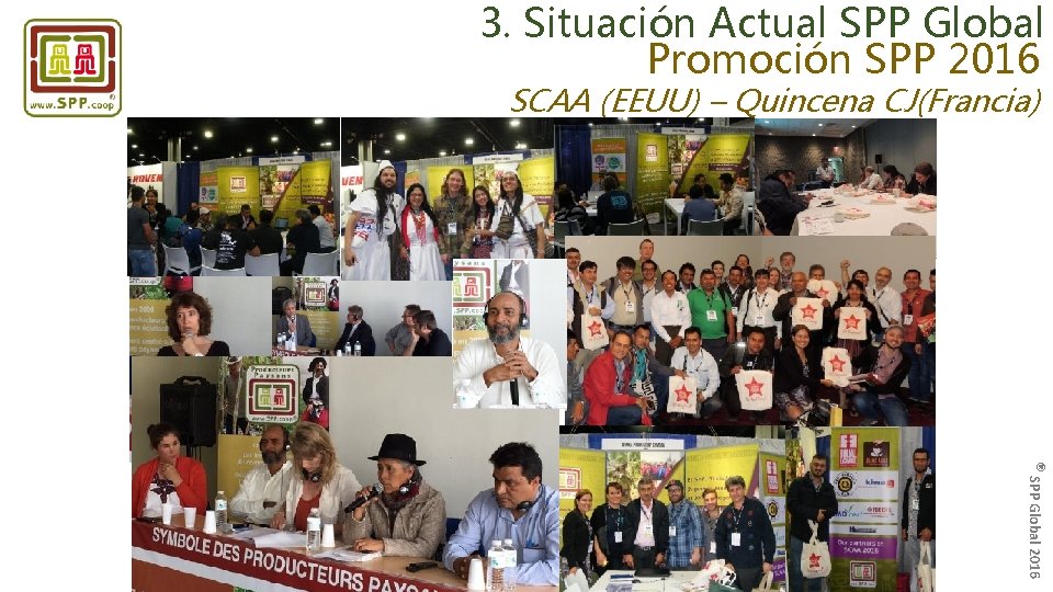 3. Situación Actual SPP Global Promoción SPP 2016 SCAA (EEUU) – Quincena CJ(Francia) ®