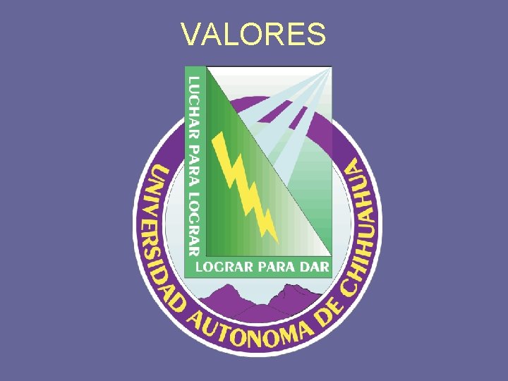 VALORES 