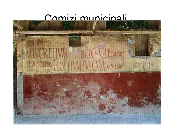 Comizi municipali 