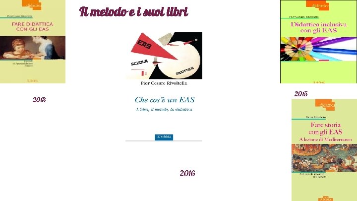 Il metodo e i suoi libri 2015 2013 2016 