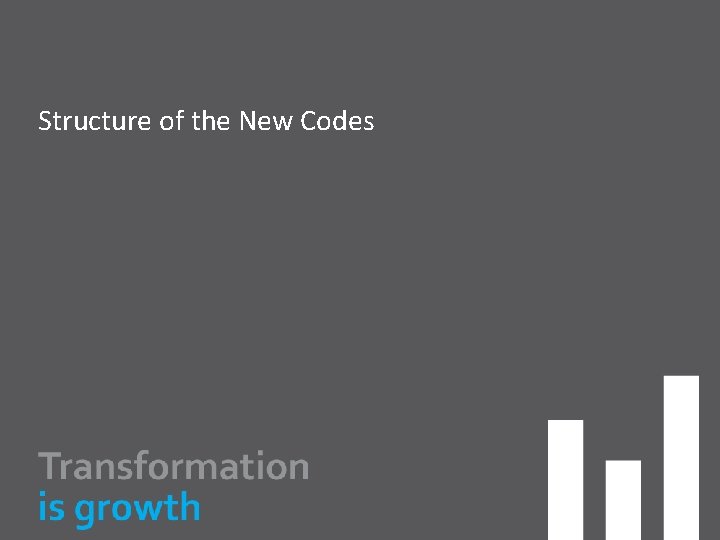 Structure of the New Codes 