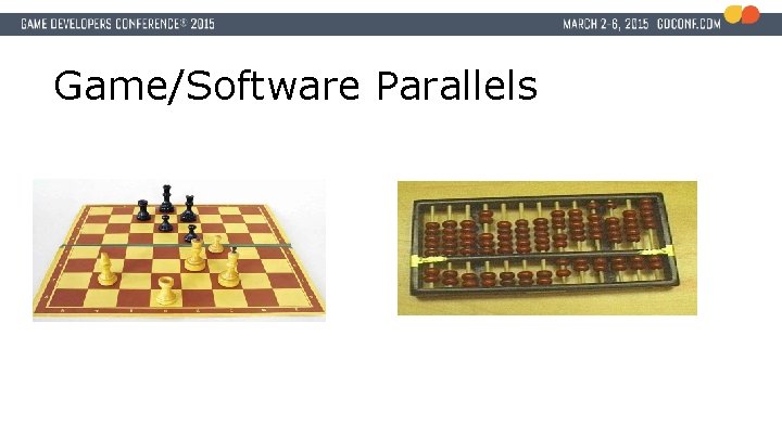 Game/Software Parallels = 