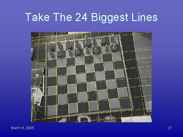 Take The 24 Biggest Lines March 9, 2005 21 