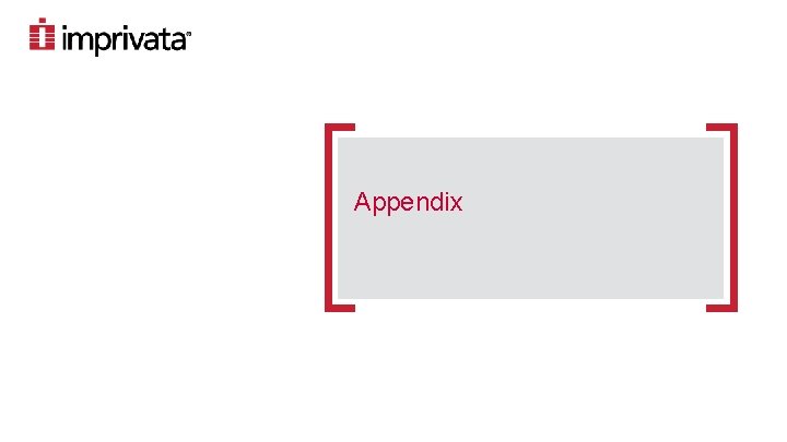 Appendix 