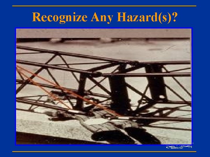 Recognize Any Hazard(s)? 74 