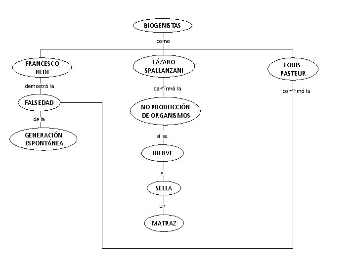 BIOGENISTAS como FRANCESCO REDI demostró la FALSEDAD de la GENERACIÓN ESPONTÁNEA LÁZARO SPALLANZANI confirmó