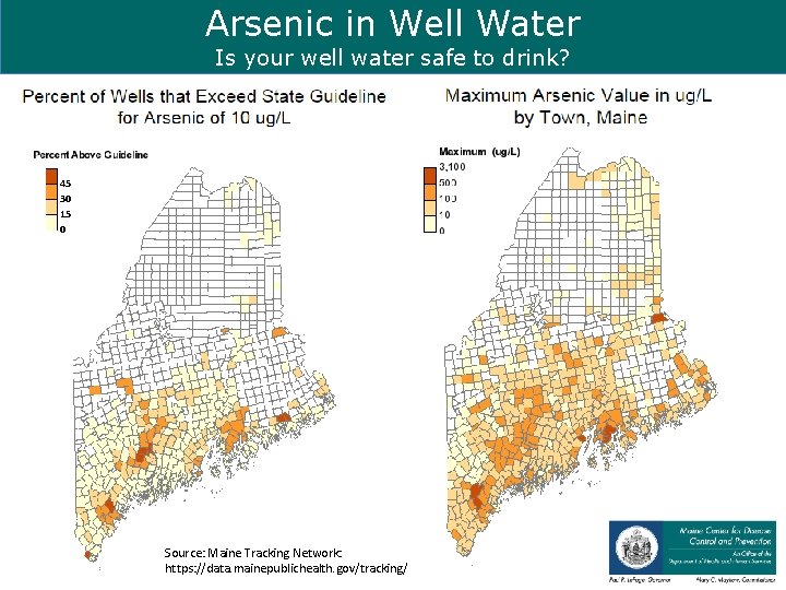 Arsenic in Well Water Is your well water safe to drink? 45 30 15