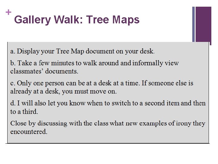 + Gallery Walk: Tree Maps 