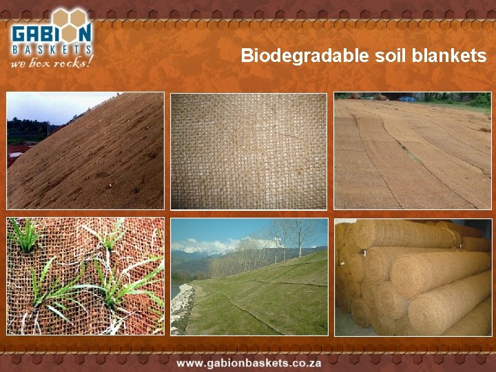 Biodegradable soil blankets 