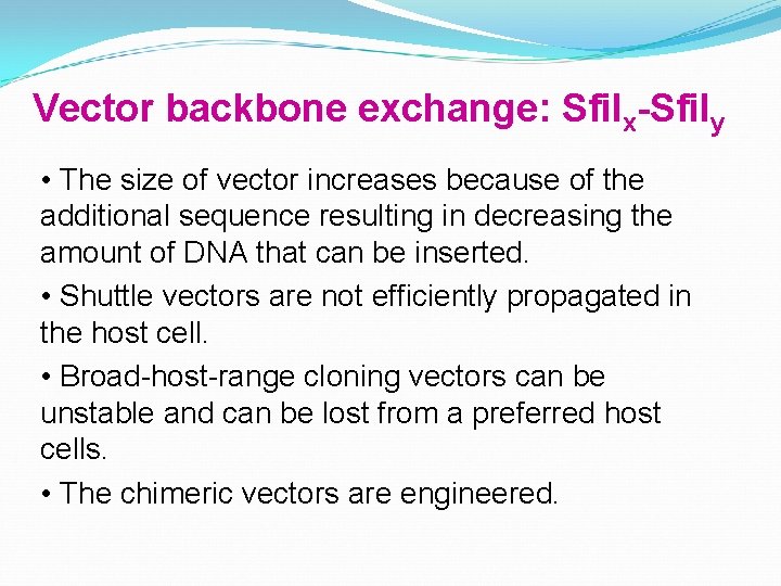 Vector backbone exchange: Sfi. Ix-Sfi. Iy • The size of vector increases because of