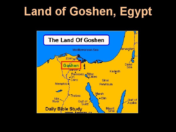 Land of Goshen, Egypt 