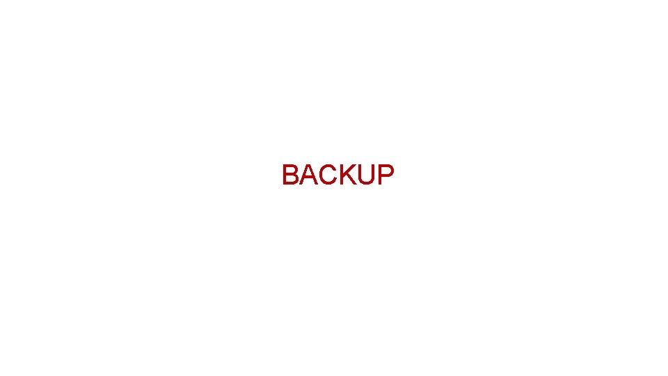 BACKUP 