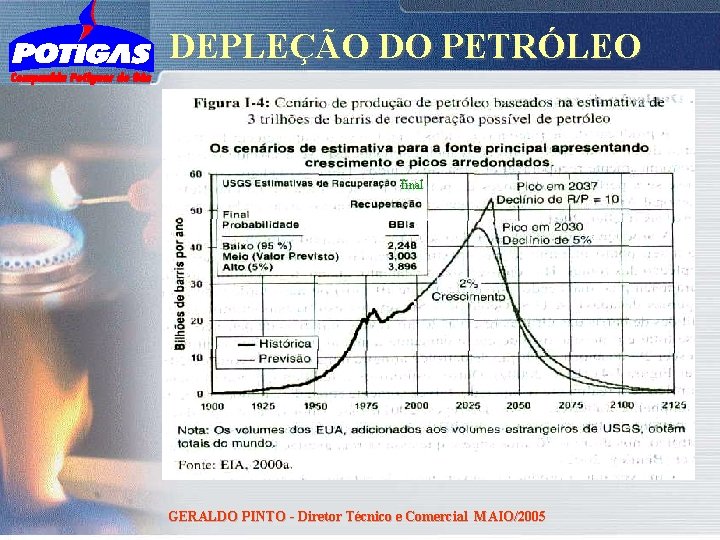 DEPLEÇÃO DO PETRÓLEO final GERALDO PINTO - Diretor Técnico e Comercial MAIO/2005 