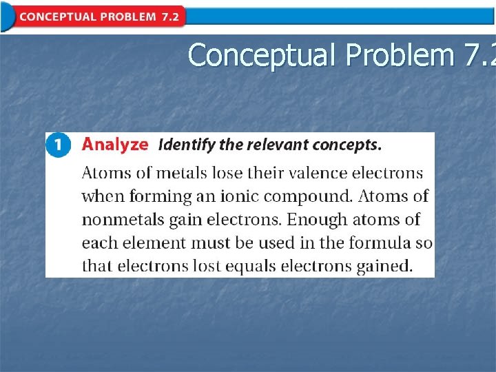 Conceptual Problem 7. 2 