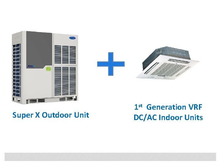 Super X Outdoor Unit 1 st Generation VRF DC/AC Indoor Units 