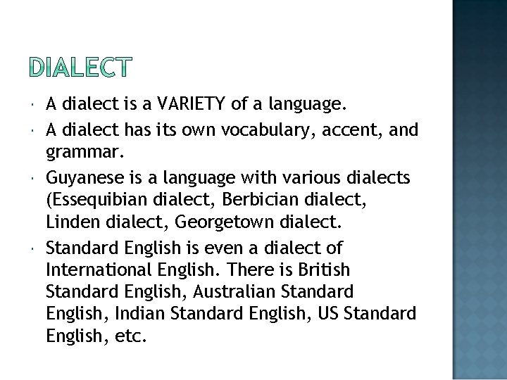 Language Awareness A presentation by Charlene Wilkinson and