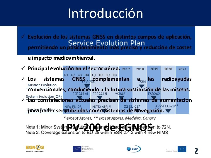 Introducción ü Evolución de los sistemas GNSS en distintos campos de aplicación, permitiendo un