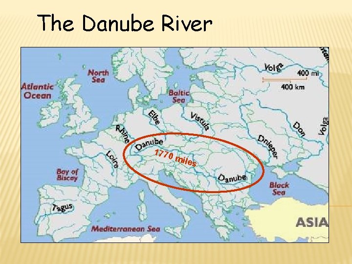 The Danube River 1770 mile s 