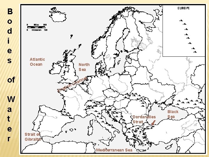 B o d i e s Atlantic Ocean North Sea of h glis n