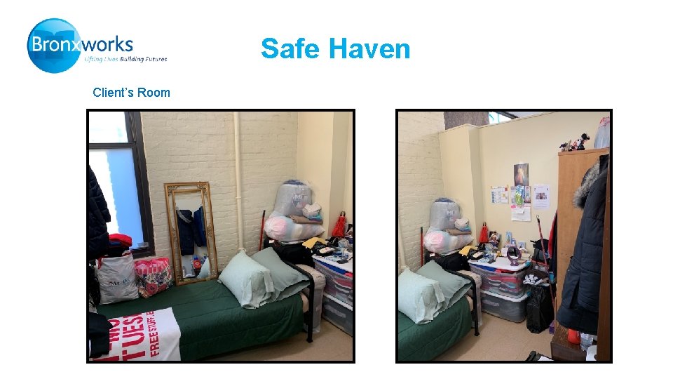 Safe Haven Client’s Room 