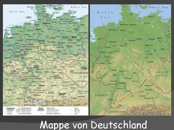 Mappe von Deutschland 