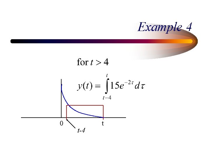 Example 4 0 t-4 t 