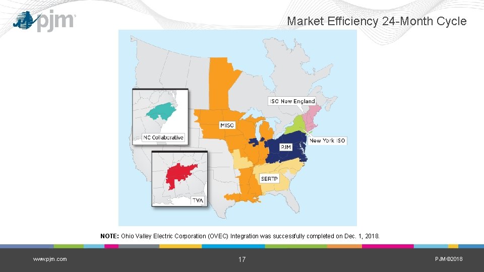 Market Efficiency 24 -Month Cycle NOTE: Ohio Valley Electric Corporation (OVEC) Integration was successfully