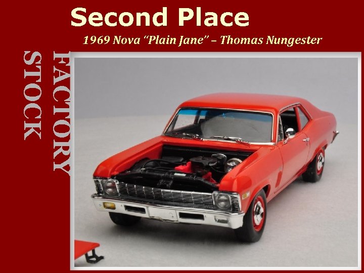 Second Place 1969 Nova “Plain Jane” – Thomas Nungester FACTORY STOCK 