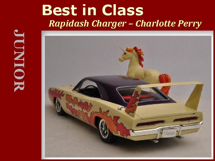Best in Class Rapidash Charger – Charlotte Perry JUNIOR 