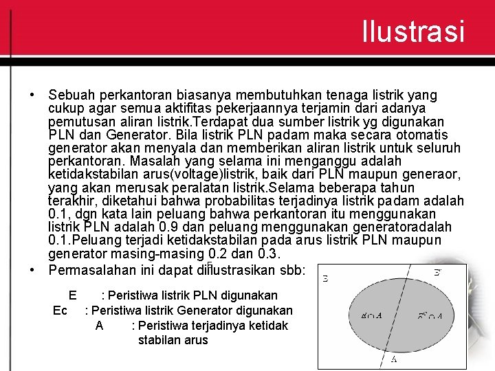 Ilustrasi • Sebuah perkantoran biasanya membutuhkan tenaga listrik yang cukup agar semua aktifitas pekerjaannya