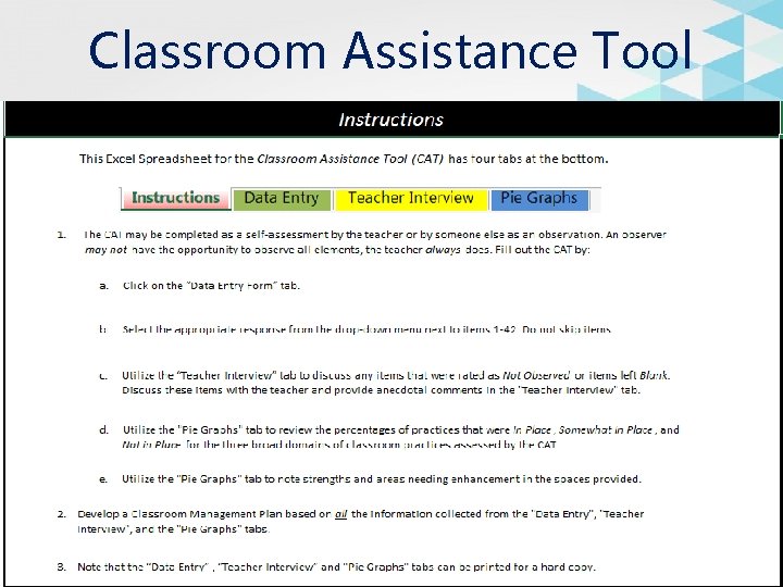 Classroom Assistance Tool 