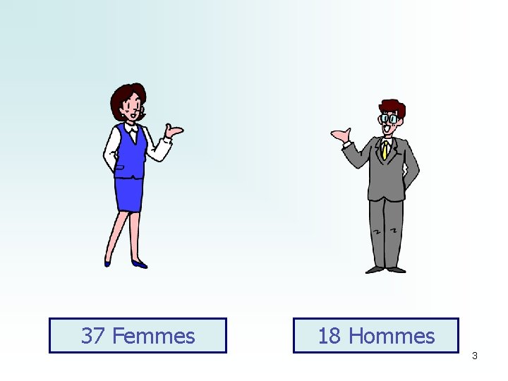 37 Femmes 18 Hommes 3 