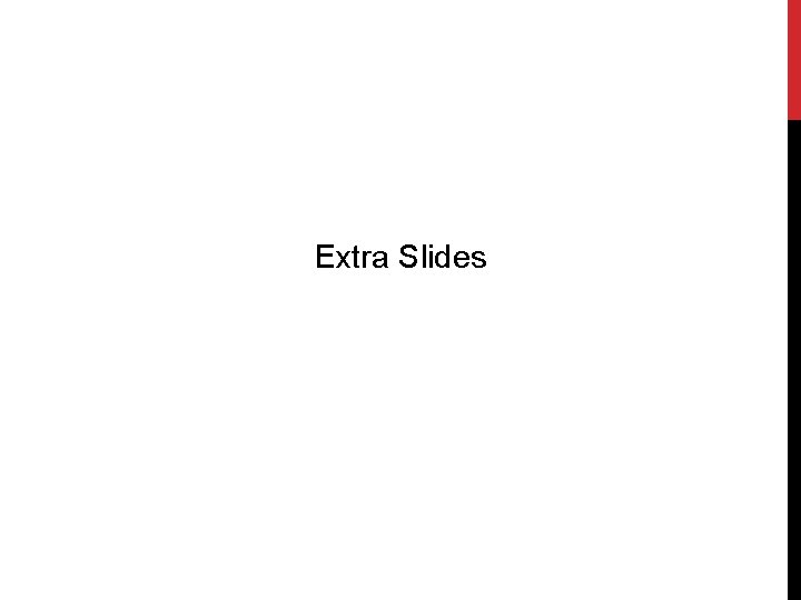 Extra Slides 