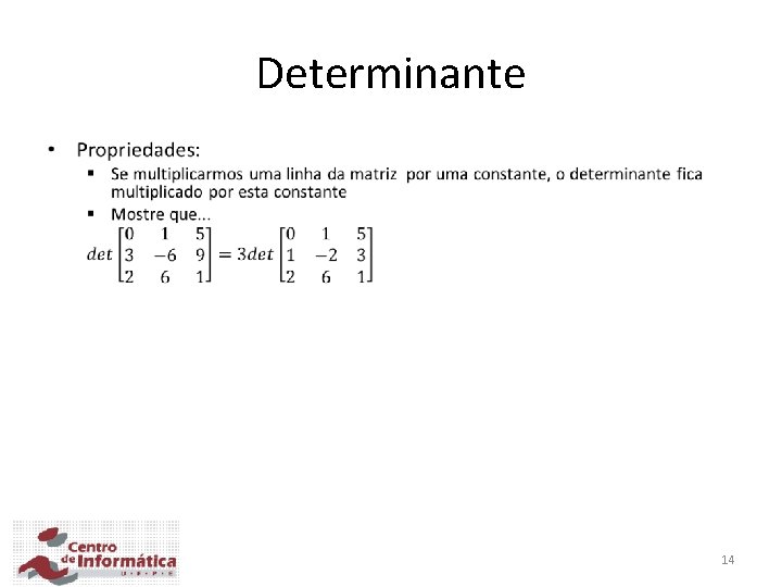 Determinante • 14 