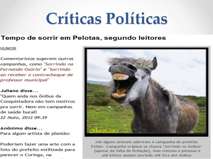 Críticas Políticas 