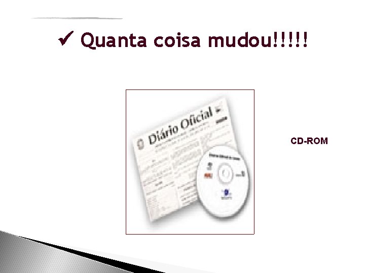  Quanta coisa mudou!!!!! CD-ROM 