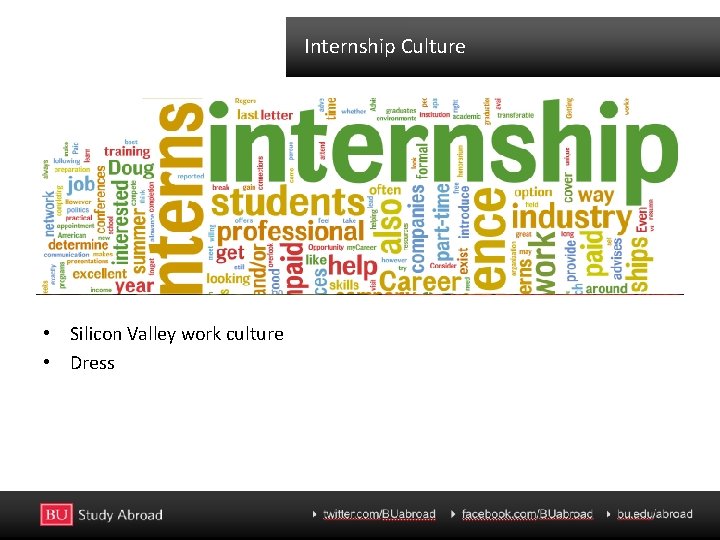 Internship Culture • Silicon Valley work culture • Dress 