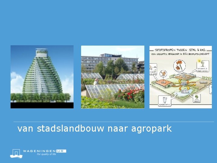 van stadslandbouw naar agropark 