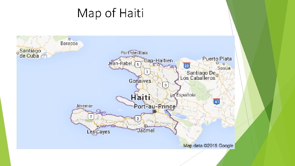 Map of Haiti 