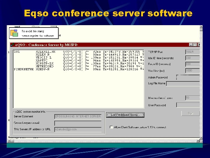 Eqso conference server software 