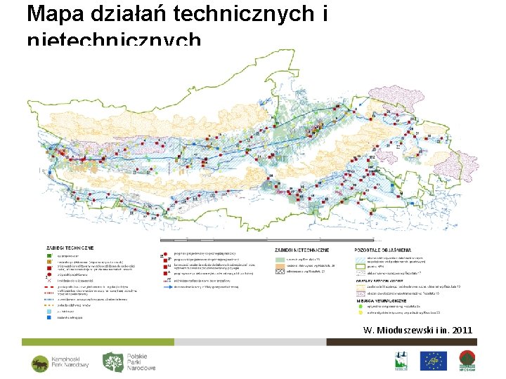 Mapa działań technicznych i nietechnicznych W. Mioduszewski i in. 2011 